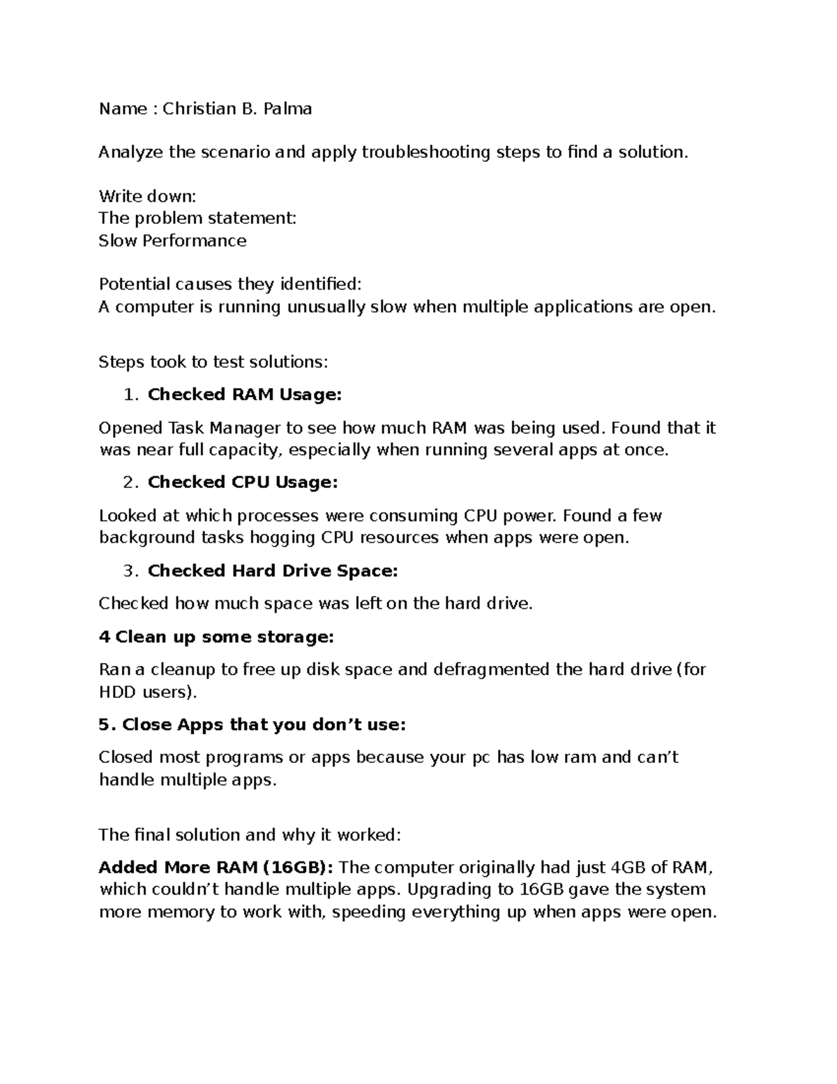 Troubleshooting Slow Performance: Steps and Solutions for PC Issues ...