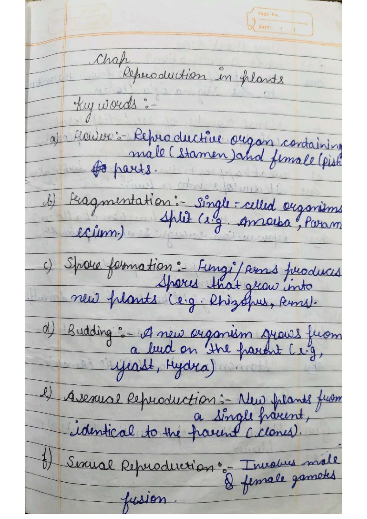 Class 7 Science: Chapter Notes on Reproduction in Plants & Wastewater ...