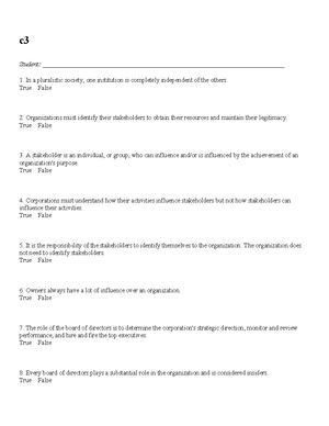 Chapter 1 - MOS 4467 Test Bank - Warning: Popup annotation has a ...