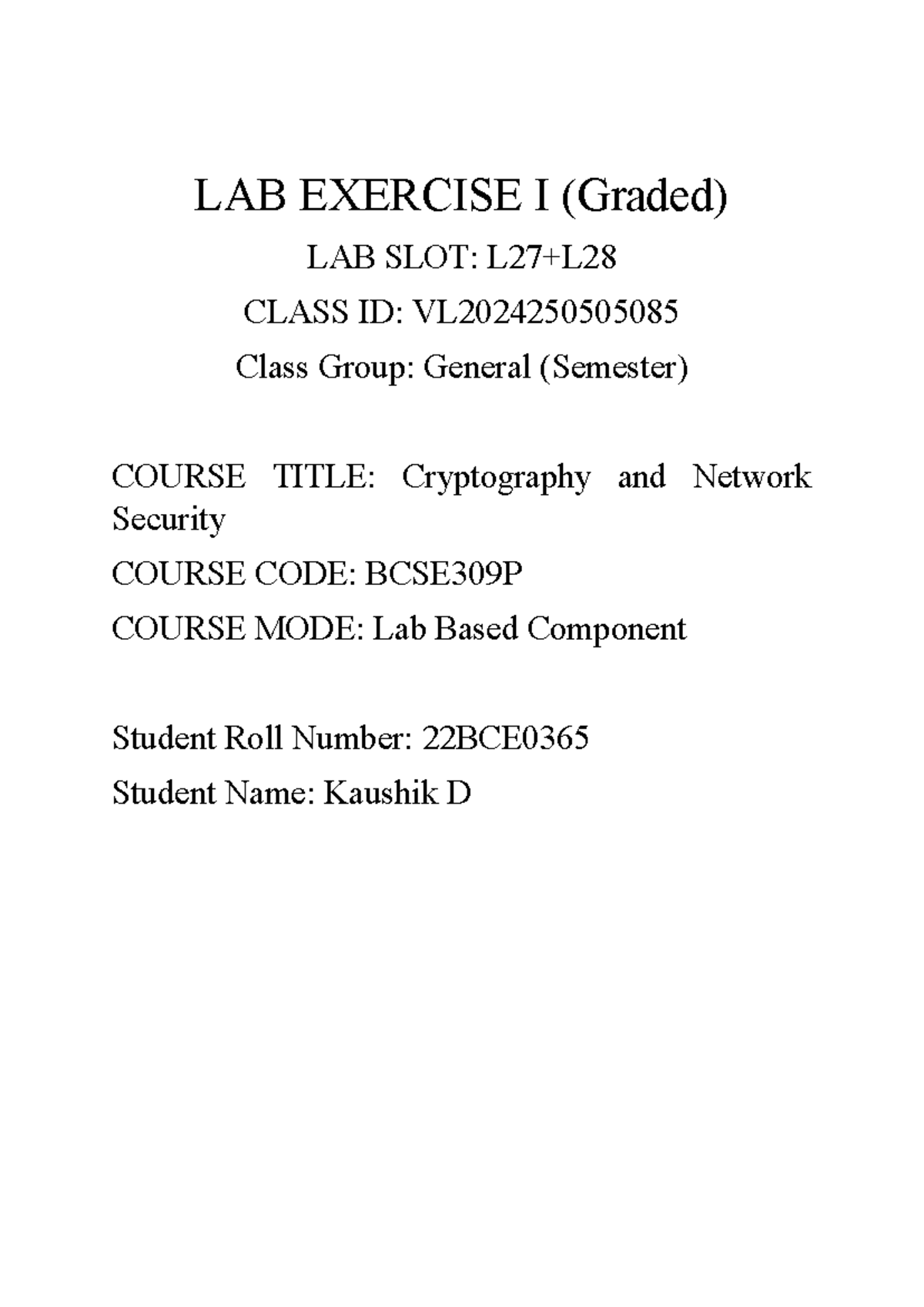 Lab Exercise 1 - Its regarding a project creation and its summary ...
