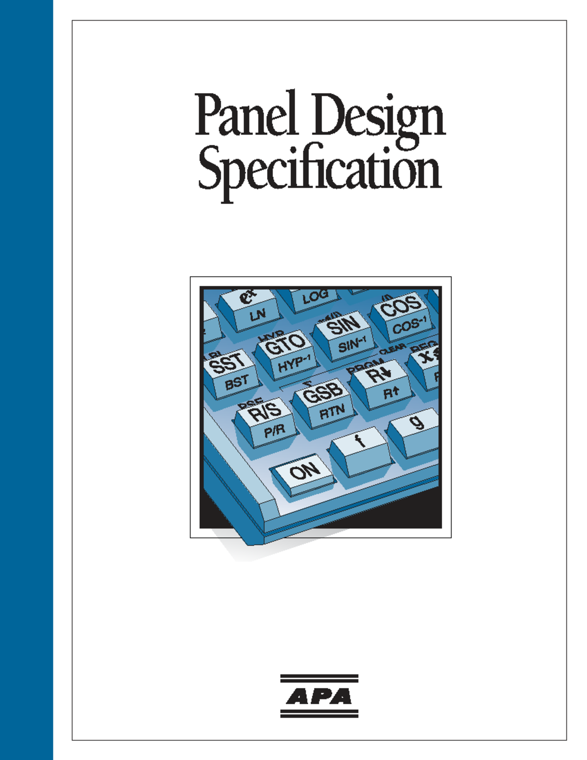 Panel Design Specifications: A Comprehensive Guide by APA - Studocu