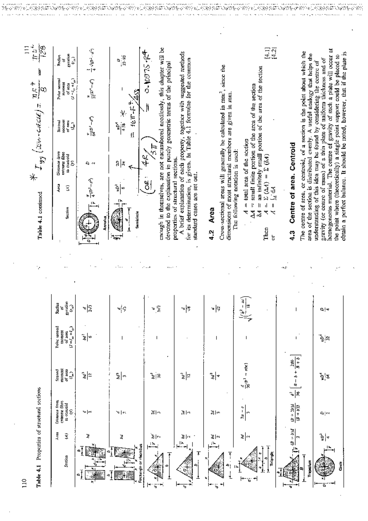 Section Properties and Steel Tables: A Comprehensive Guide - Studocu