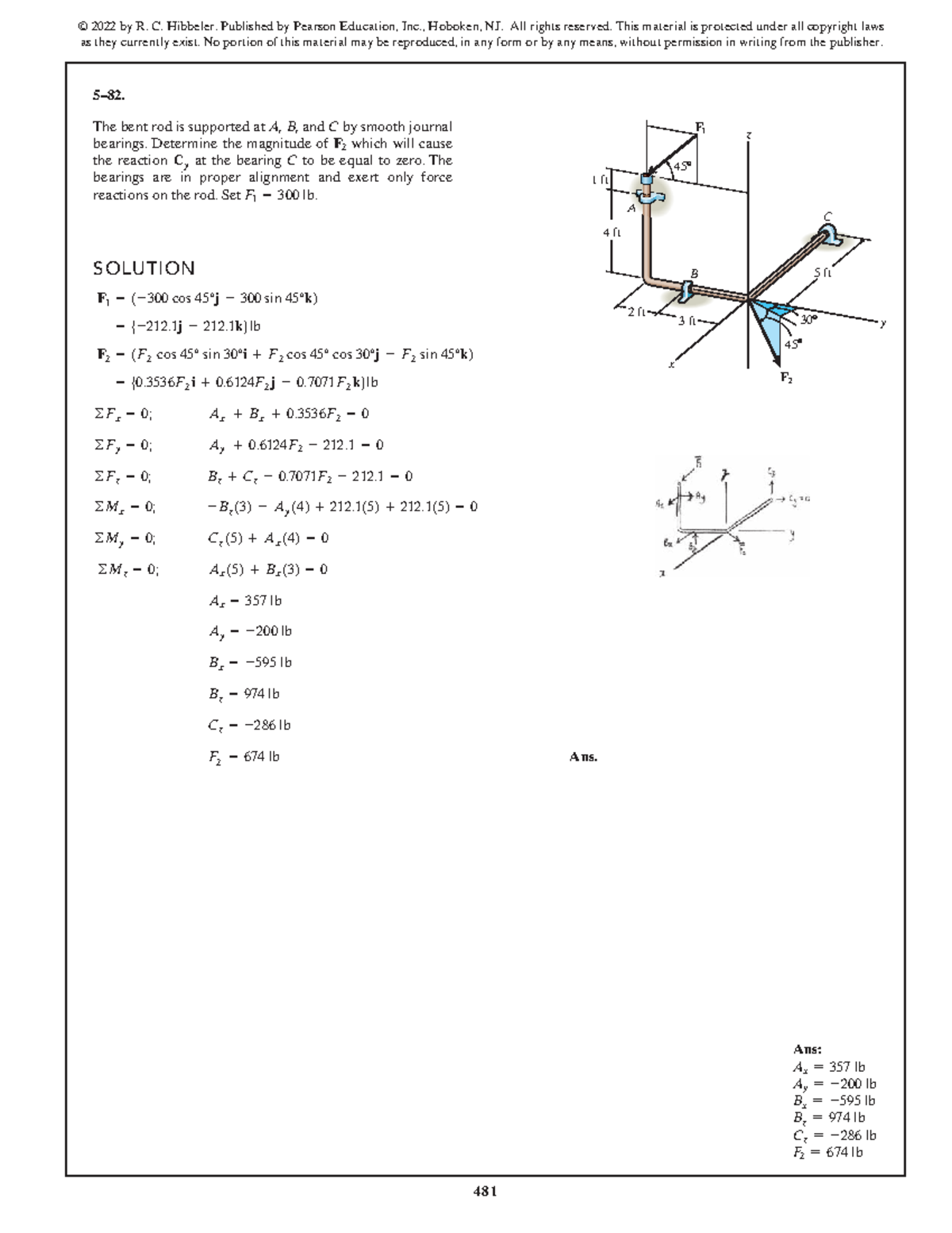 SWK 15th Ed Solution Manual - Part 241: Bent Rod Analysis - Studocu