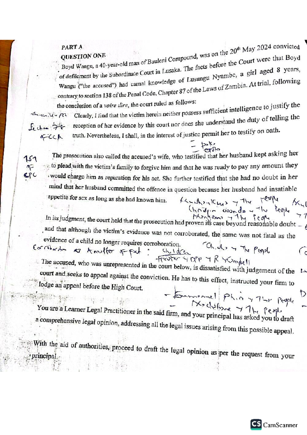 Law of Evidence 2024: Case Analysis & Key Concepts - Studocu