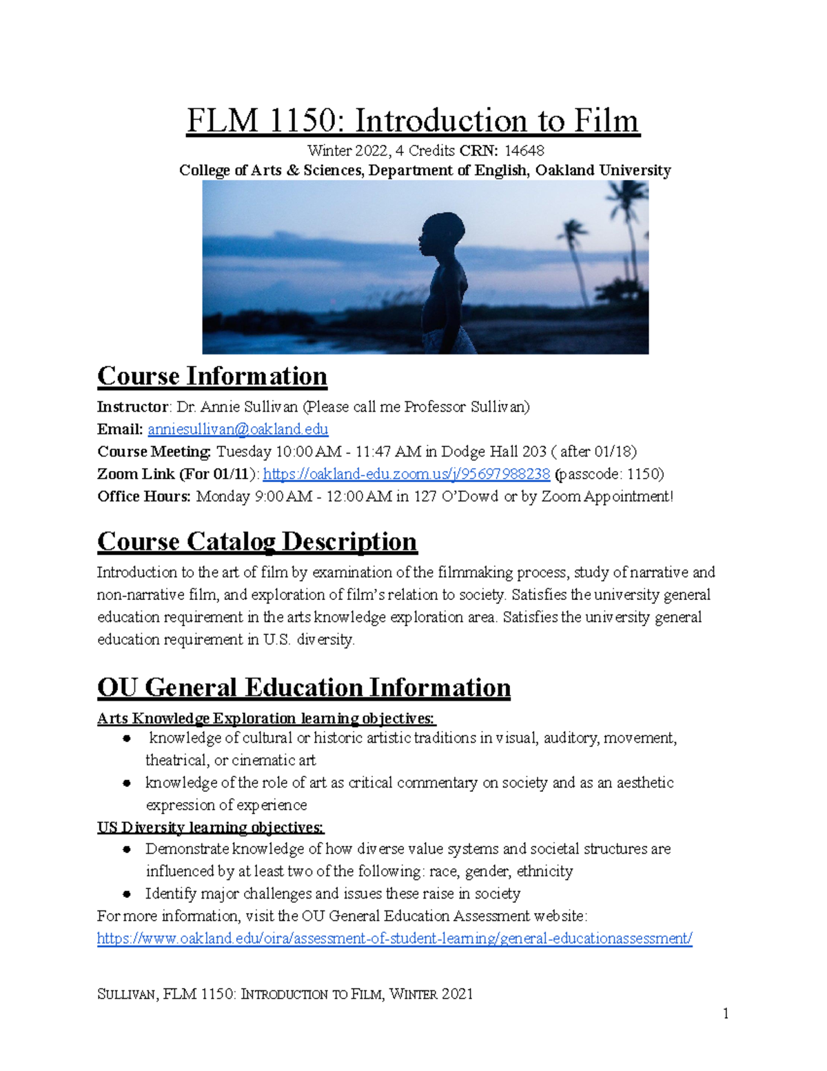 FLM 1150: Intro to Film Course Notes - Winter 2022 (CRN: 14648) - Studocu