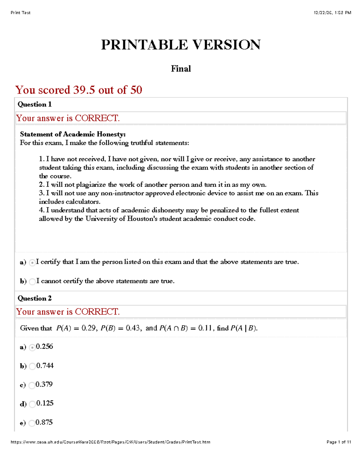 MATH 3339 Final Exam Review - Fall 2020 - Studocu