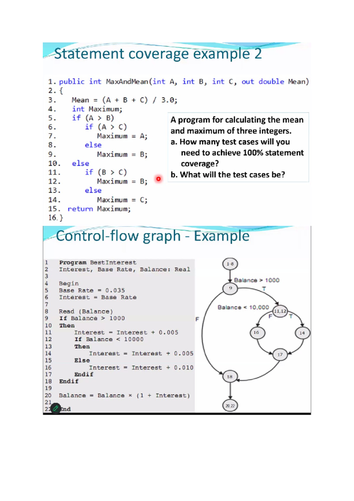 Đ Bclpm LT2 - Statement Coverage & Decision Testing Insights - Studocu
