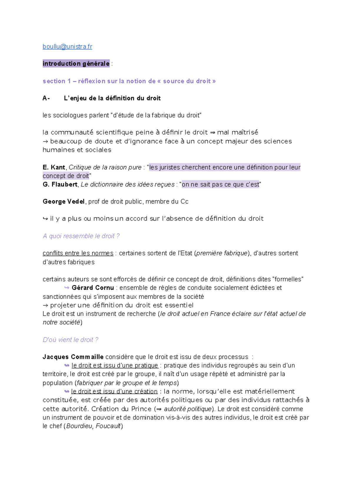 Histoire des Sources du Droit en Europe : Introduction Générale et ...