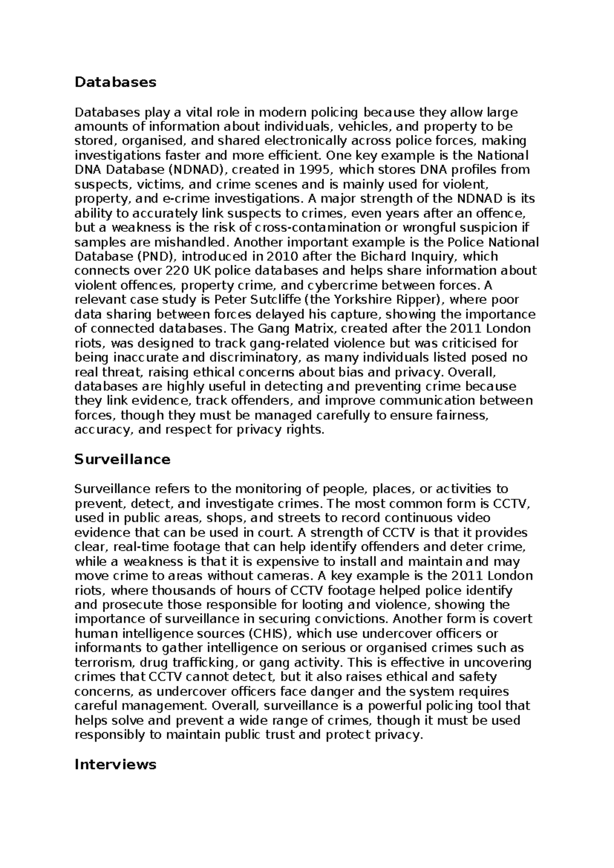 Policing Tools: Databases & Surveillance in Modern Law Enforcement ...