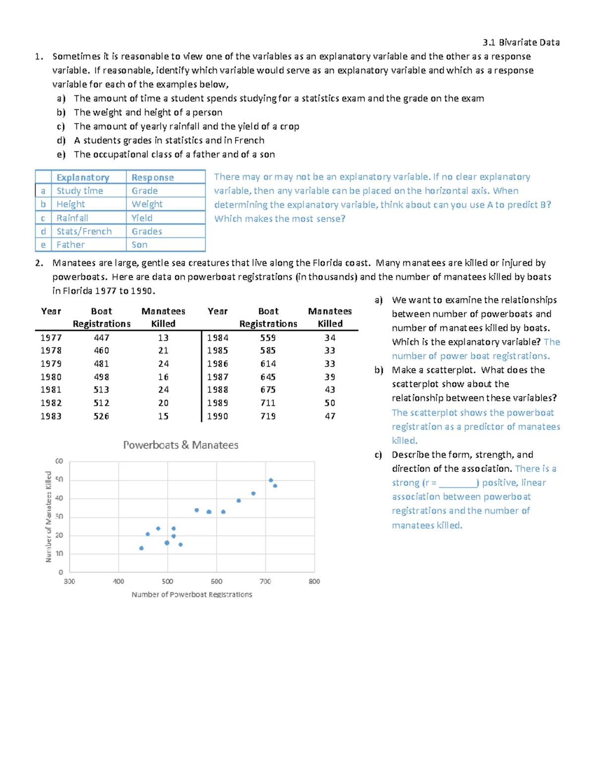 Extra Practice Answer Key for Statistics 101: Probability Exercises ...
