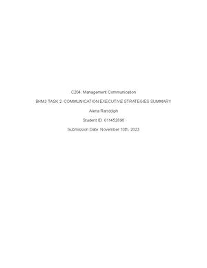 C207 Task 2 Data Tree Analysis Revised - C207: Data-Driven Decision ...