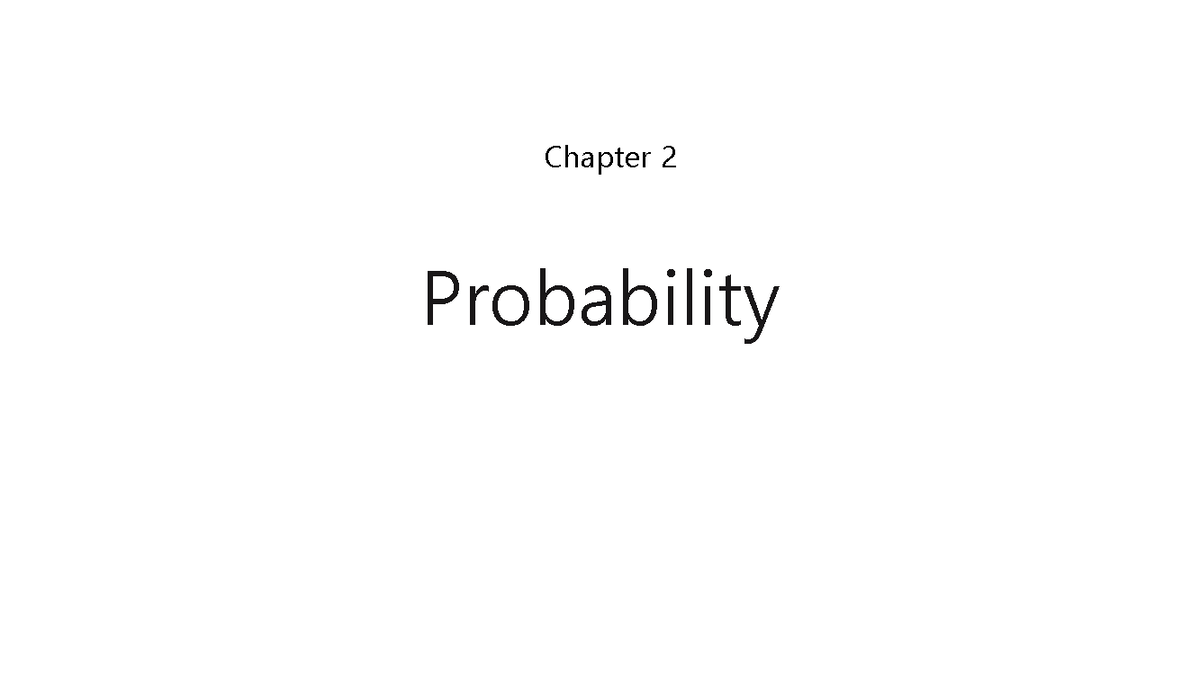 Ch2 - 요약문 Probability and Statistics for Engineers and Scientists ...