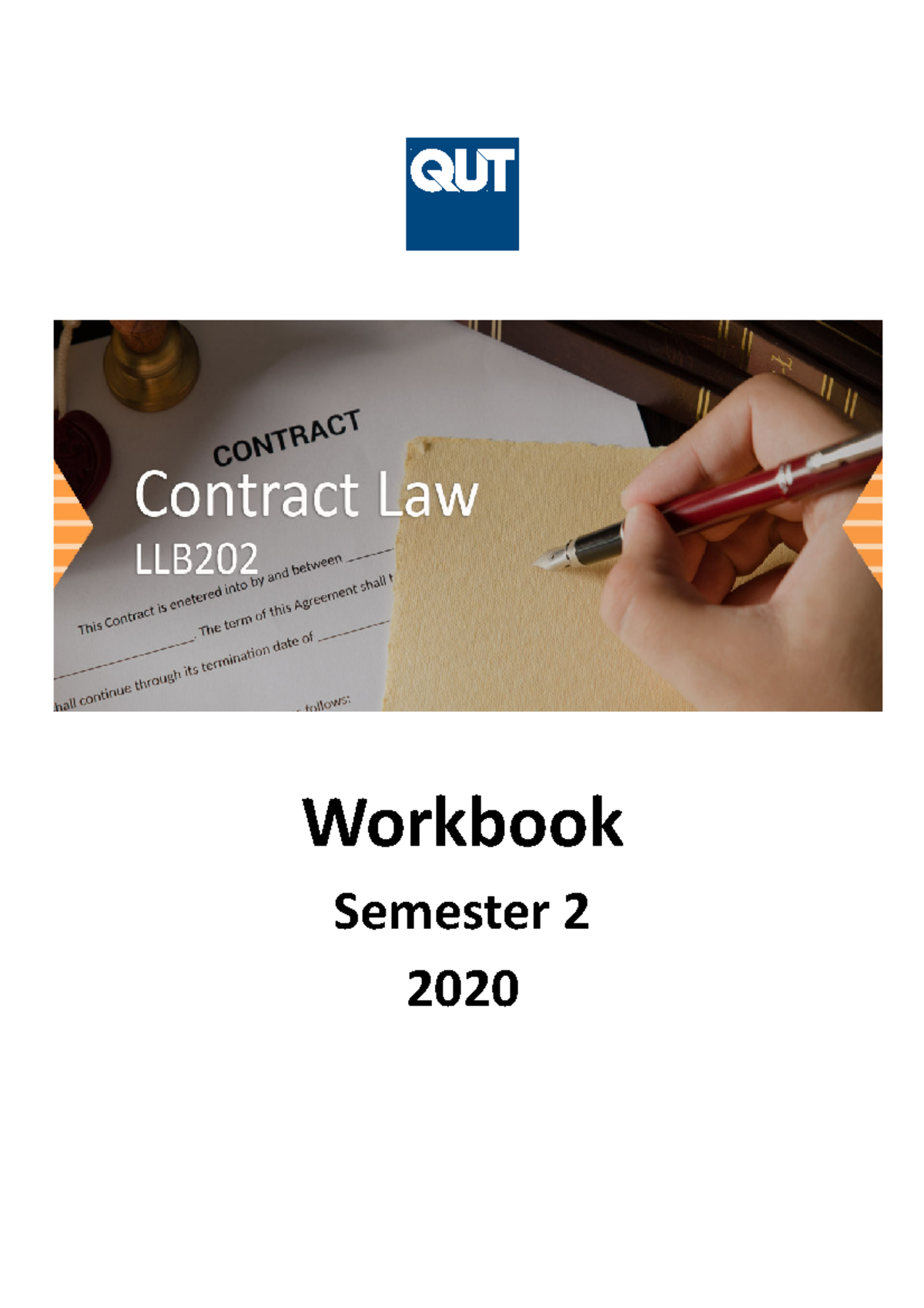 LLB202 Workbook Sem 2 2020 130720 am - Workbook Semester 2 2020 TABLE ...