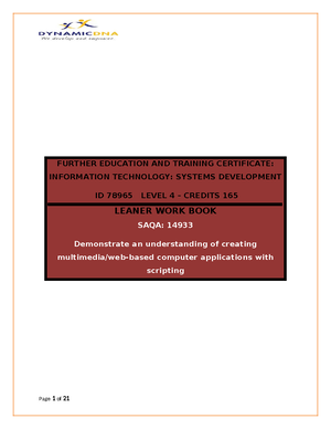 [Solved] Describe ways to Test the installation - Business Systems ...