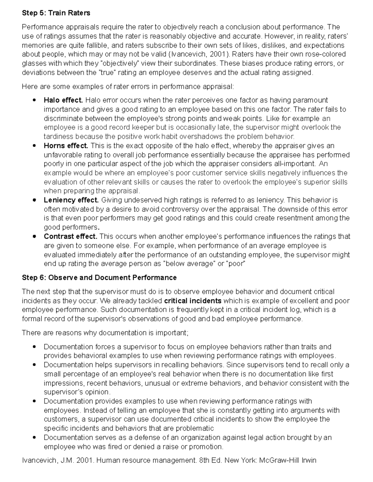STEP5 AND STEP6 - Lecture notes 2 - Step 5: Train Raters Performance ...