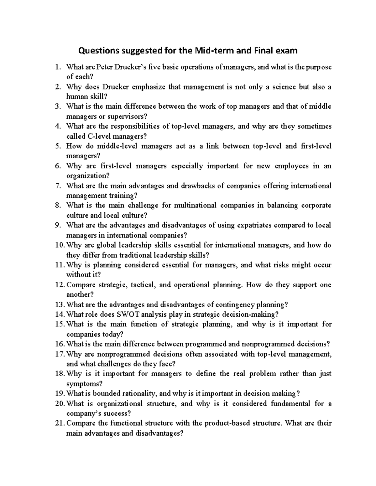 FN- Suggested Questions for Final Exam - ESP3-QTKD - Studocu