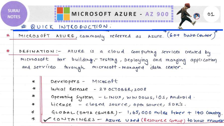 SURAJ AZ-900 Microsoft Azure Notes - Comprehensive Study Guide - Studocu