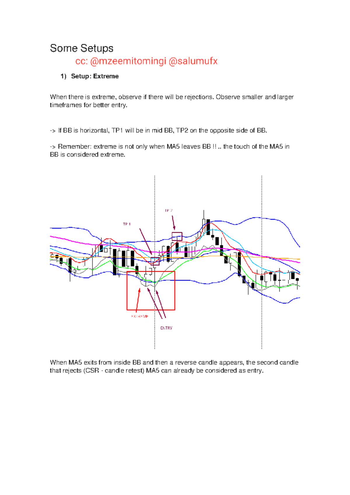 Bbma Setup Strategies for Trading: Extreme, Diamond, Golden, Gold - Studocu