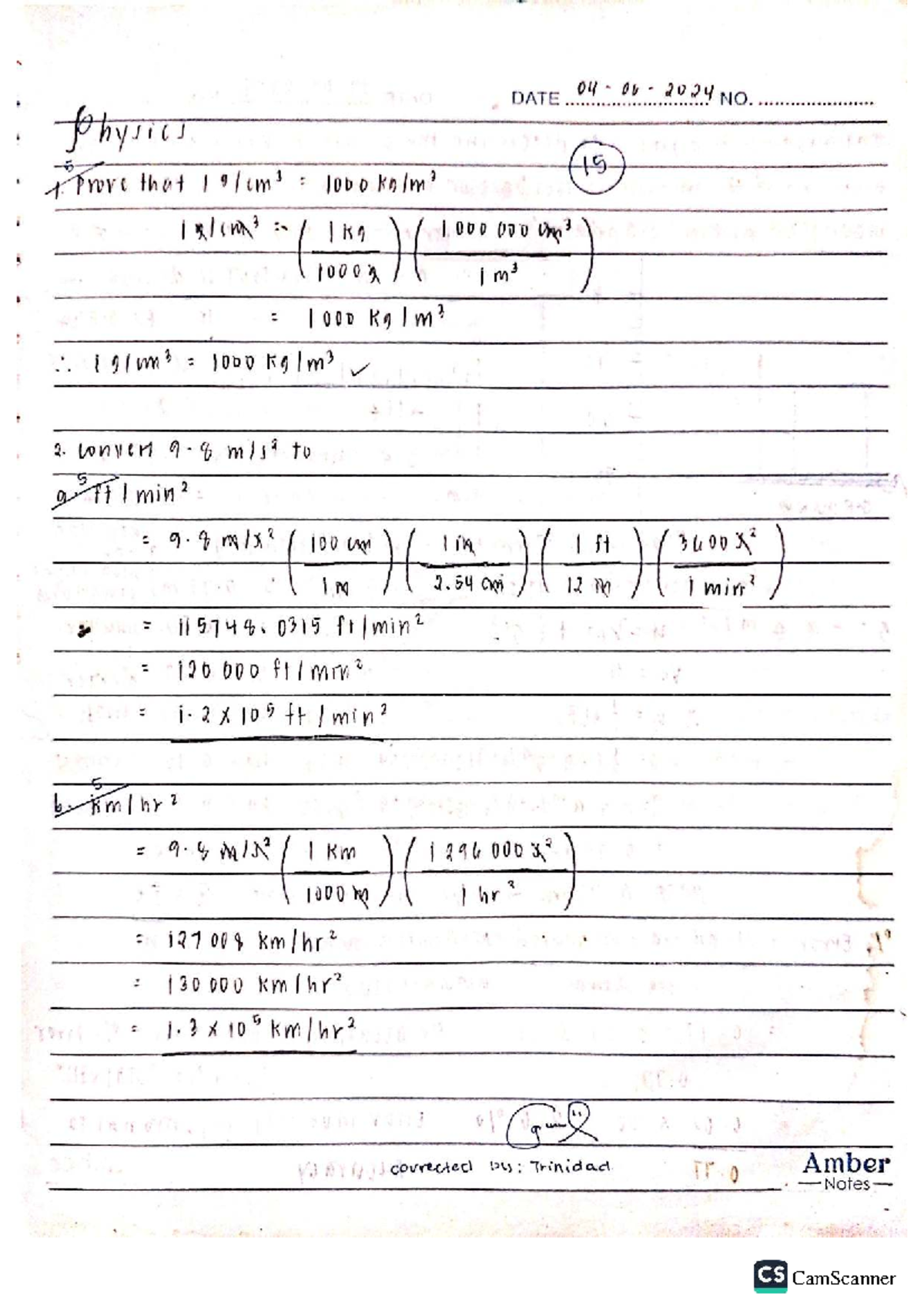 Physics 15 Notes: Concepts of Measurement, Vectors, and Motion - Studocu