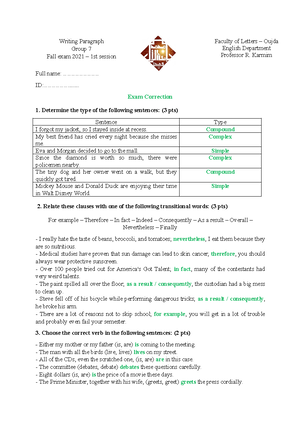 Cause-effect paragraph - WEEK 9: WRITE A CAUSE AND EFFECT PARAGRAPH If ...