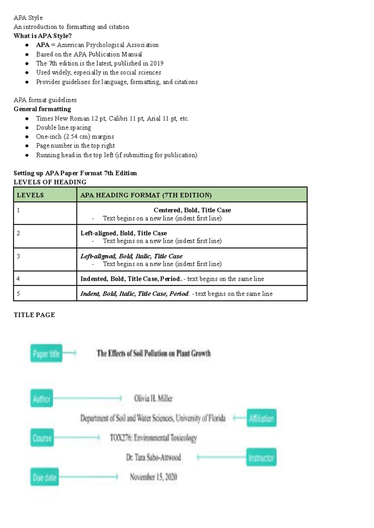 NCM 111 APA Format and Research Ethics - APA Style An introduction to ...