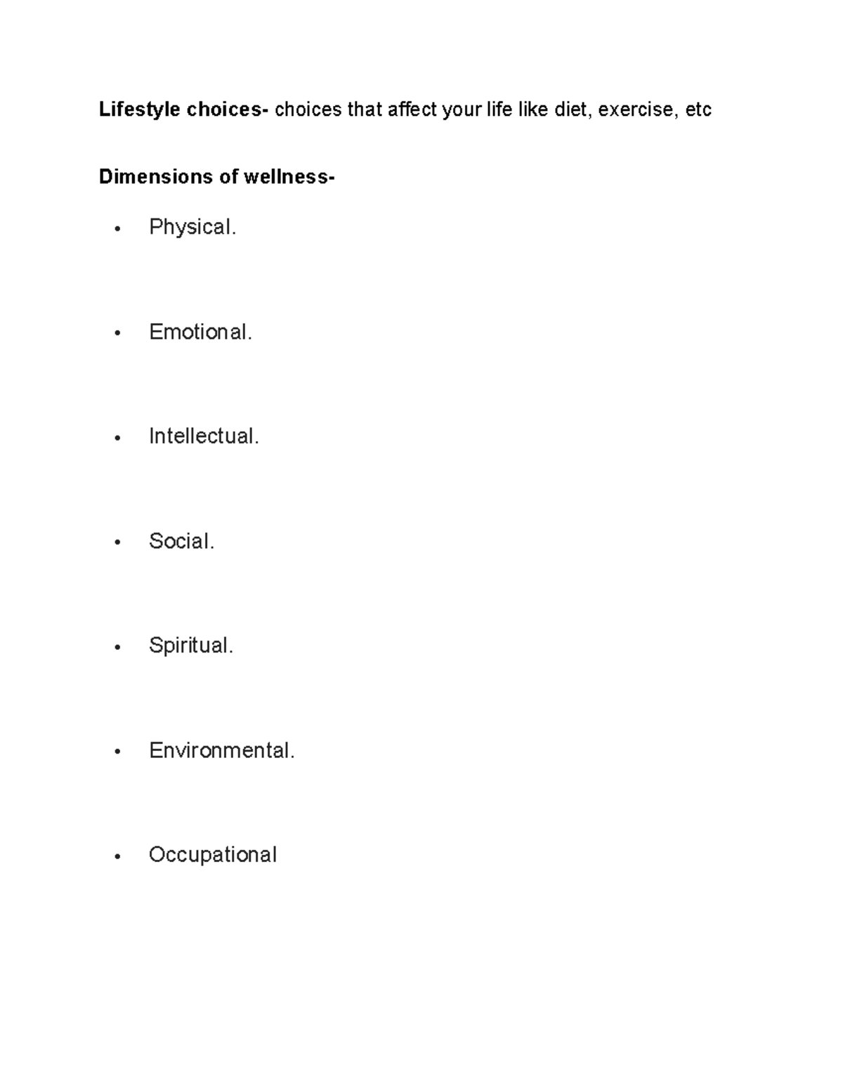 Fitness for Life Study Guide: Final Exam Insights and Wellness ...