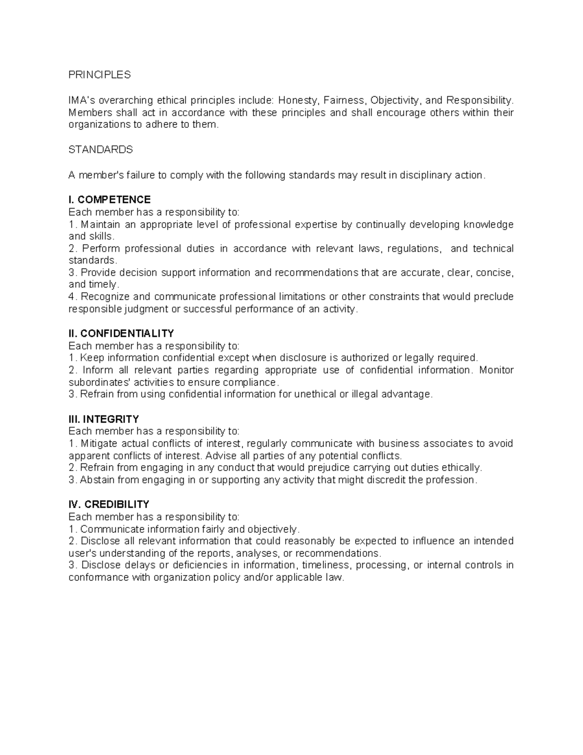 Ethical Principles and Standards: A Guide for Professionals - Studocu