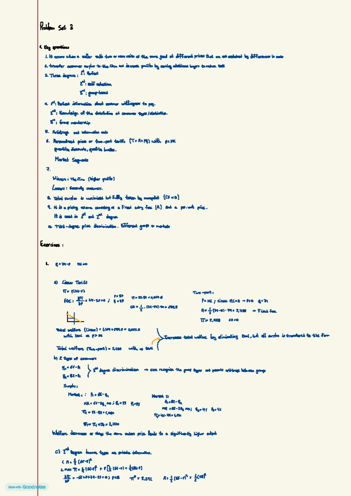 Problem Set 3 - Key Questions and Exercises Analysis - Studocu