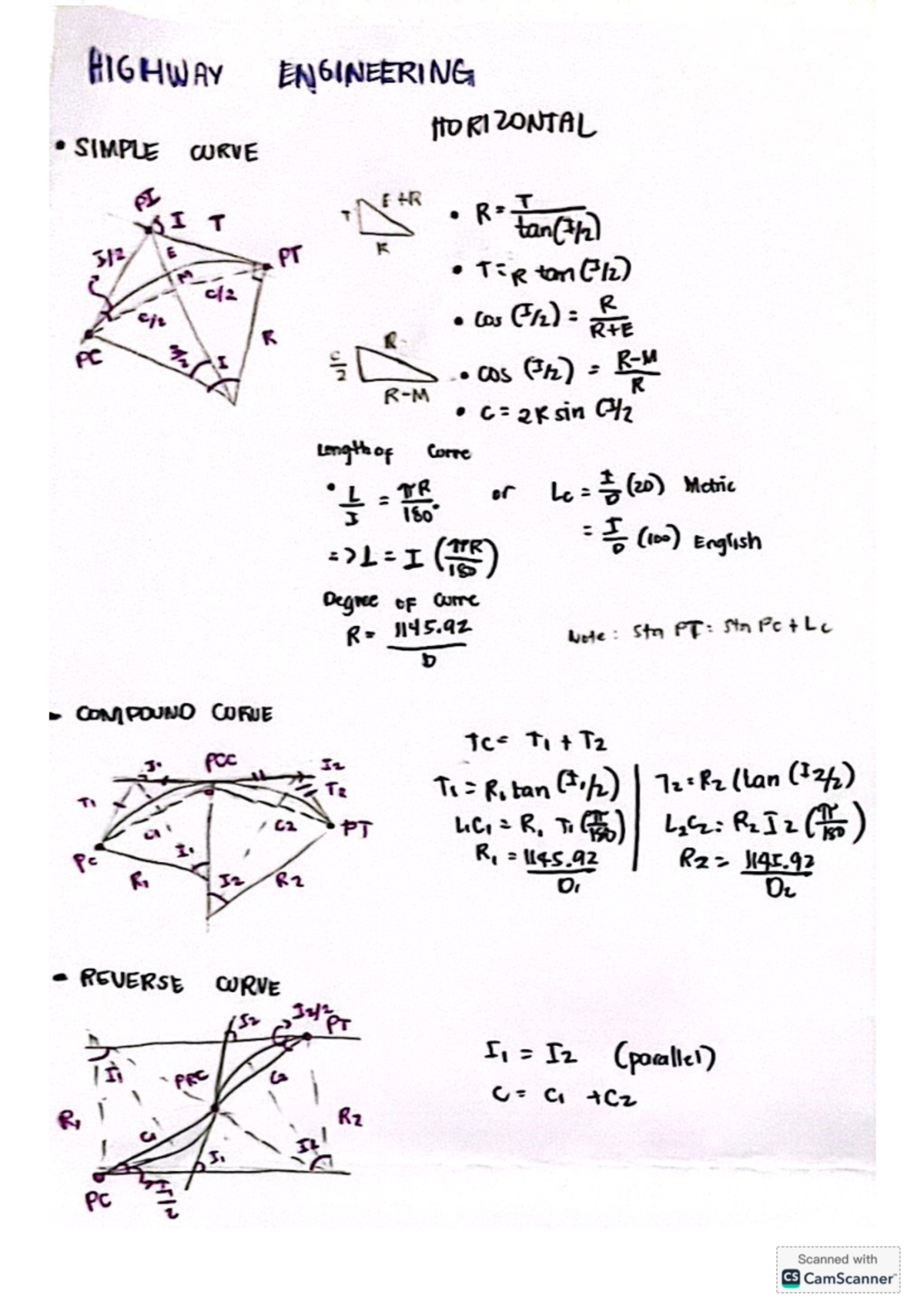 Highway Engineering- Alignment Notes - HIGHWAY ENGINEERING HO RI ...