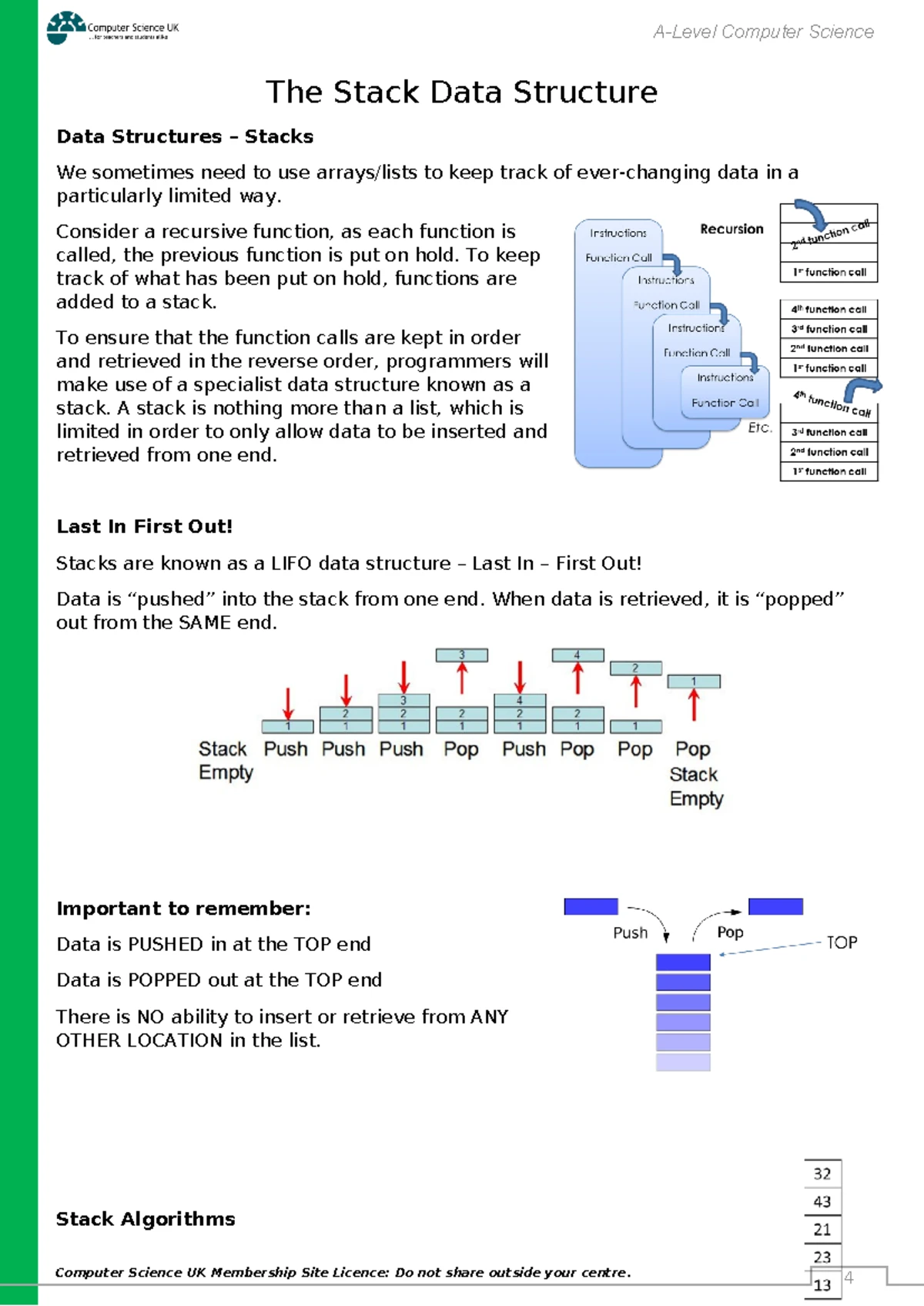 1.4.10 Queues - Data Structure Theory and Algorithms Workbook - Studocu
