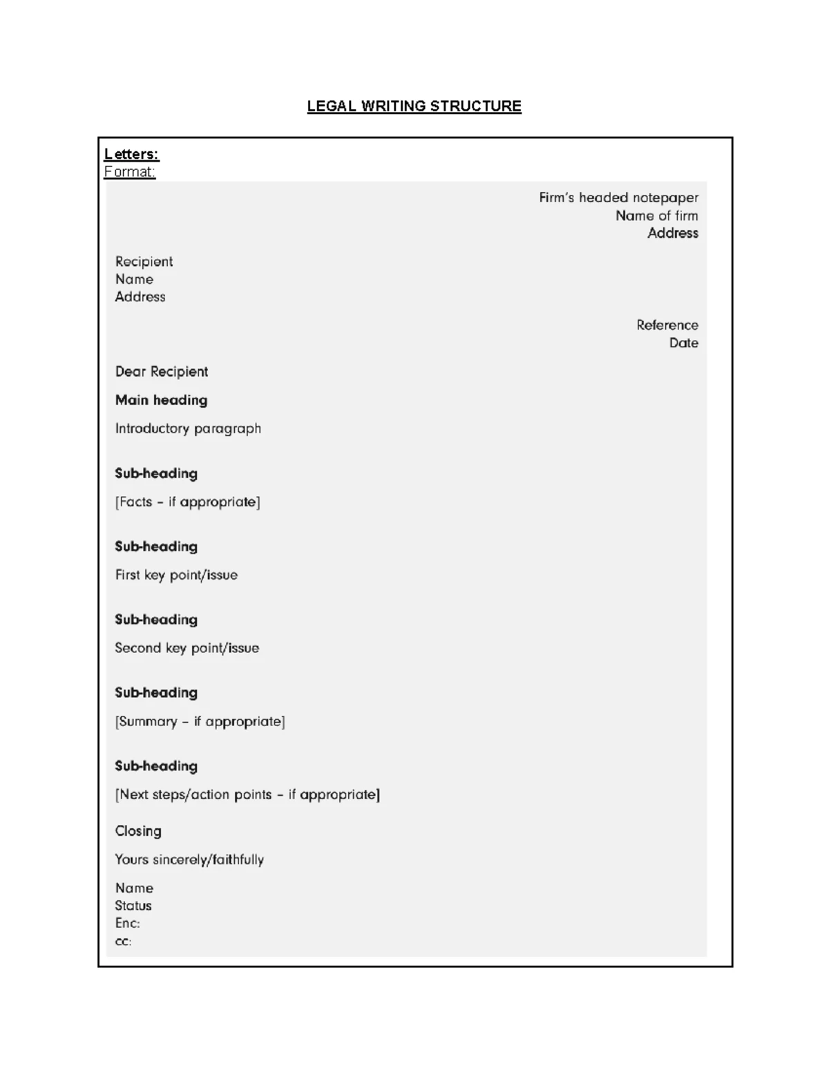 ADVOCACY Useful Phrases for Sentencing and Bail Considerations - Studocu