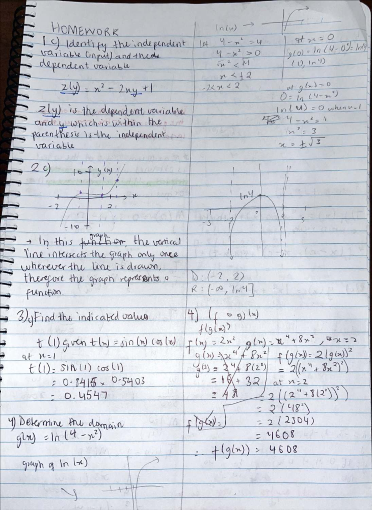 Functions (MATH 205) - Lecture Notes and Key Concepts - Studocu