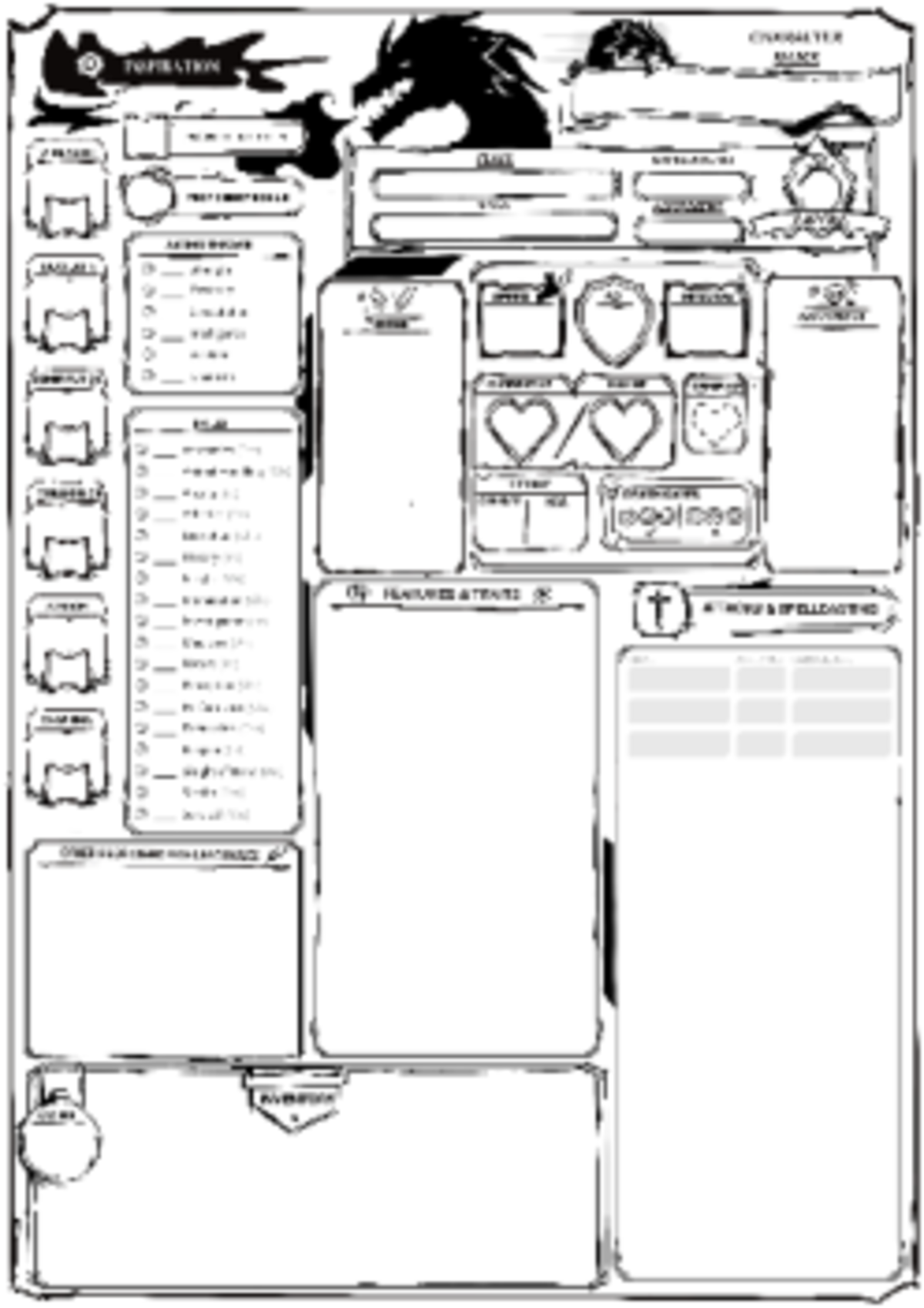 Character Sheet (2014) - Beginner Friendly Guide for RPGs - Studocu