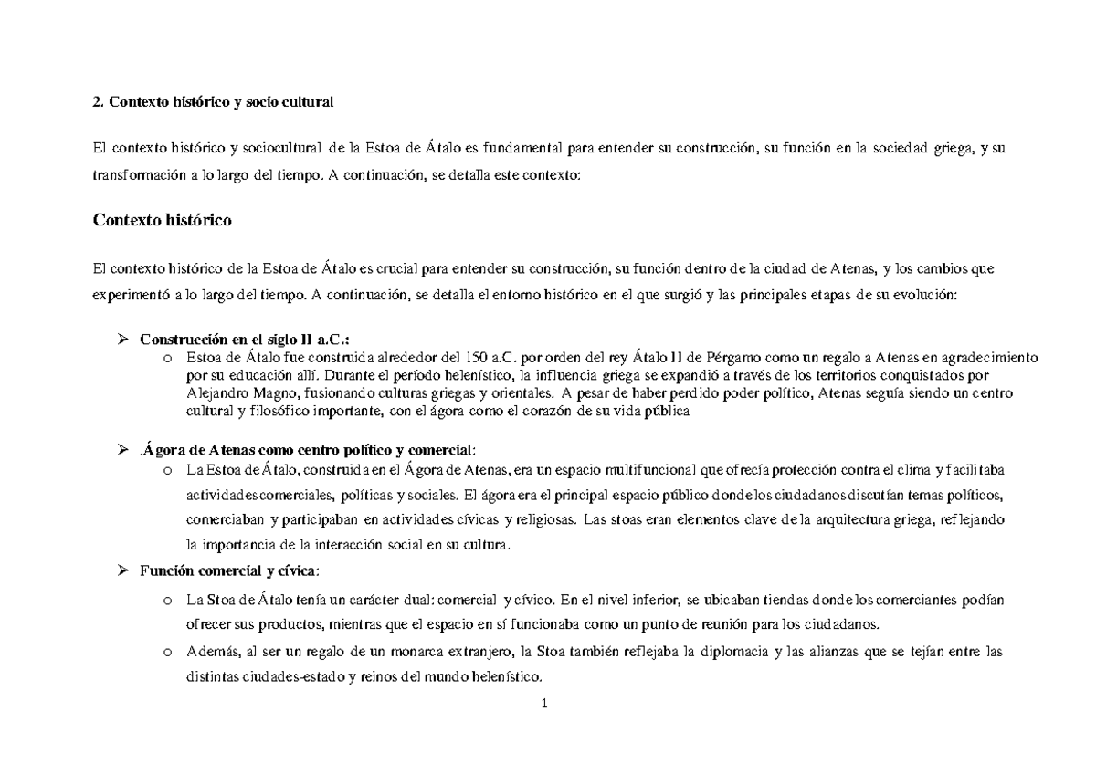 Análisis Arquitectónico de la Estoa de Átalo - ARQ 101 - Document Preview