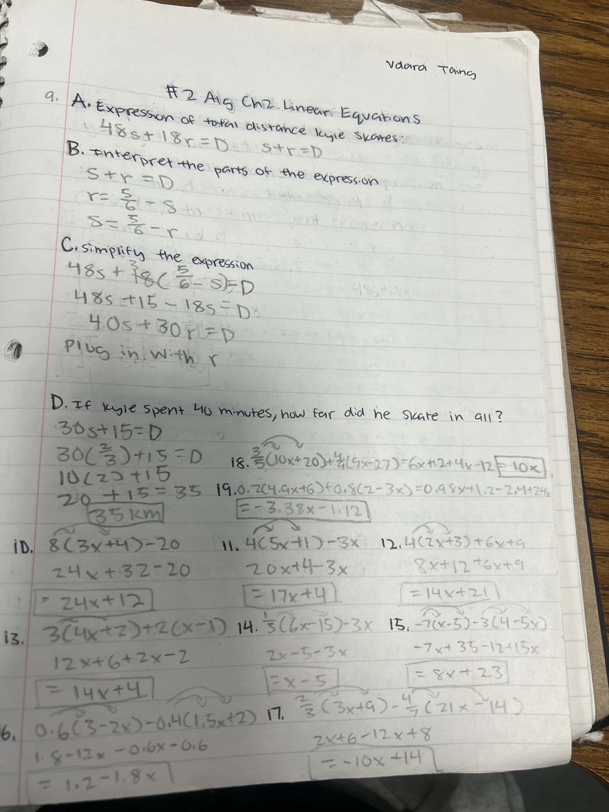 Linear Equations - Math Notes (SKaAes Ch2) - Studocu