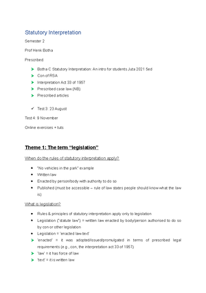 2023 cases summarised: Interpretation Act and key legal principles ...