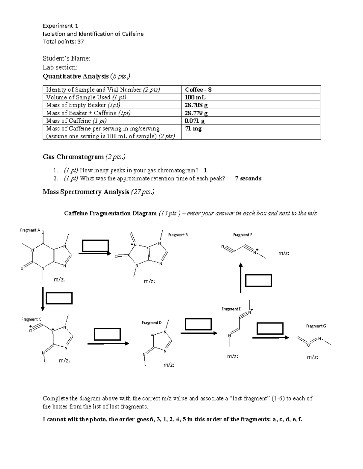 Exp 6 Determining Ka for p H Indicator Complete - Determining Ka for pH ...