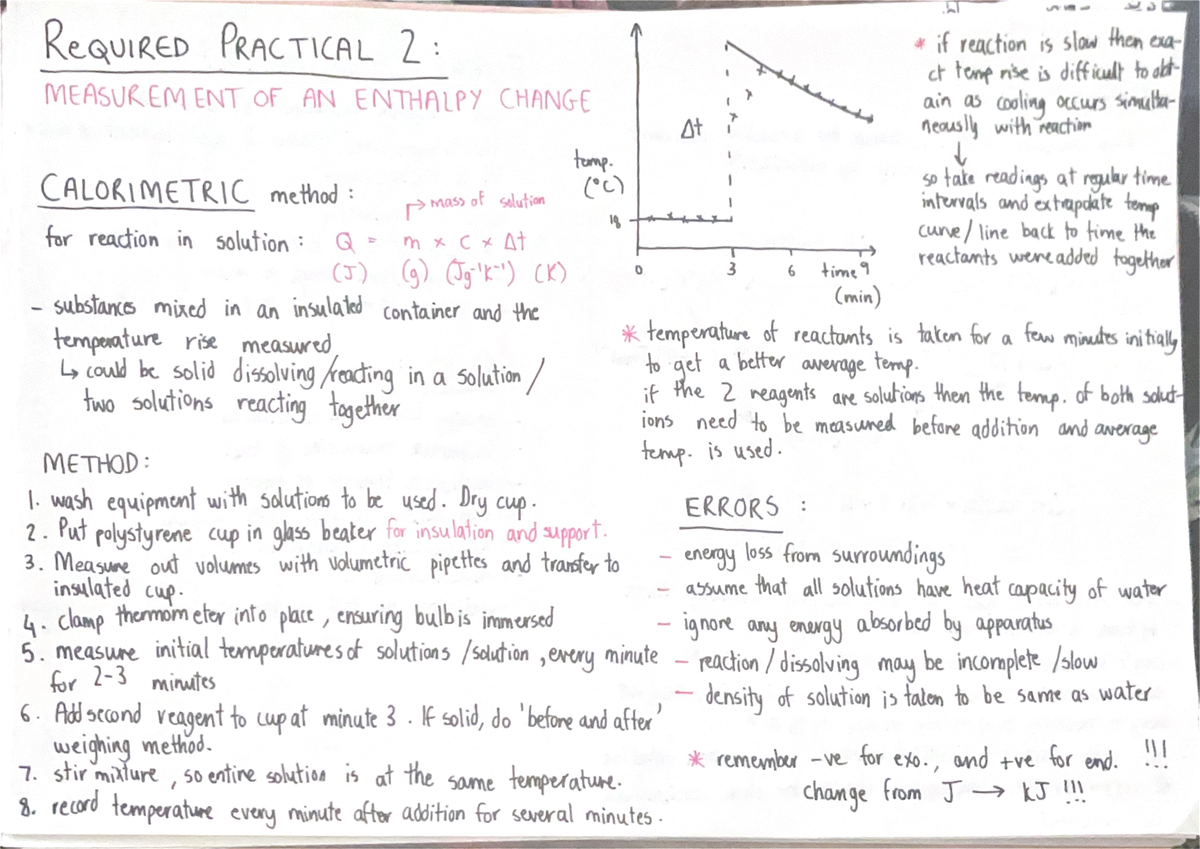 A-Level Chemistry RP2 2024-07-05 06 28 23 - ReQUIRED PRACTICAL 2 : if ...