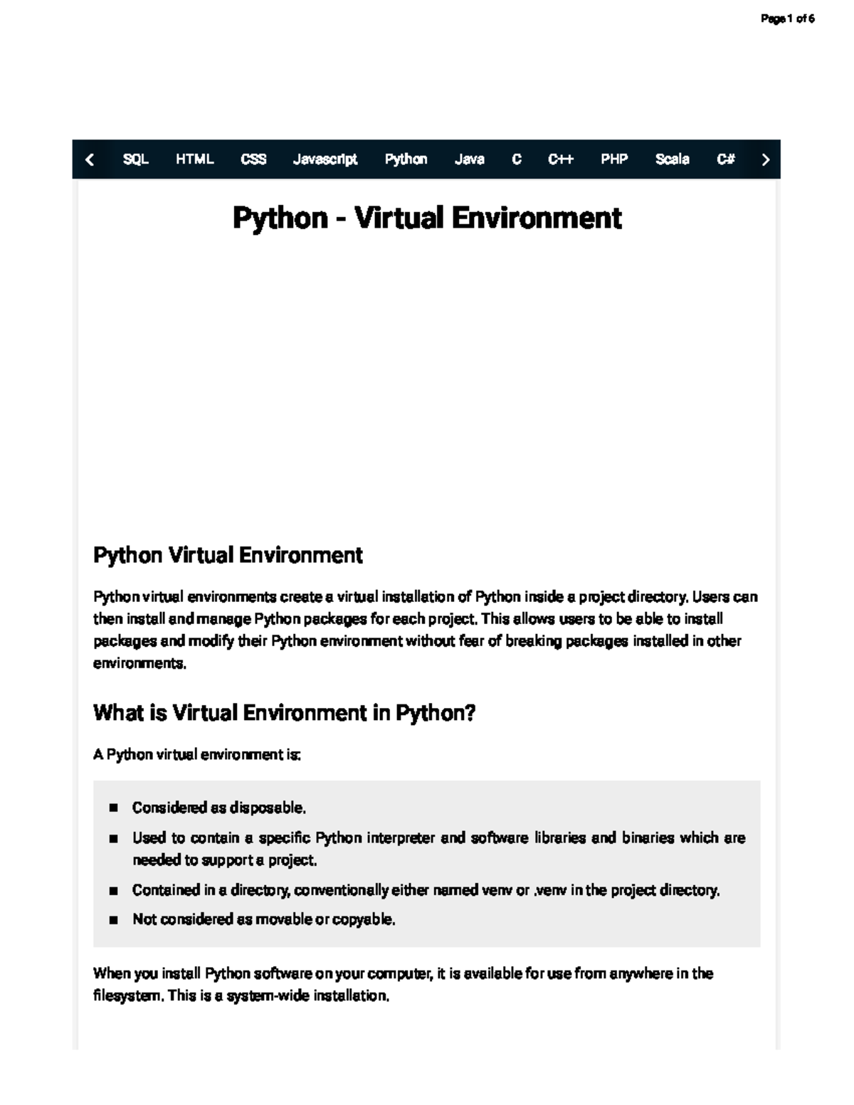 Python Virtual Environments: A Comprehensive Guide (05) - Studocu
