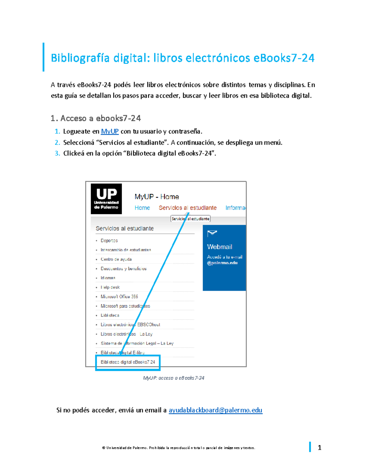 Guía de Acceso y Uso de Ebooks en MyUP - Universidad de Palermo - Studocu
