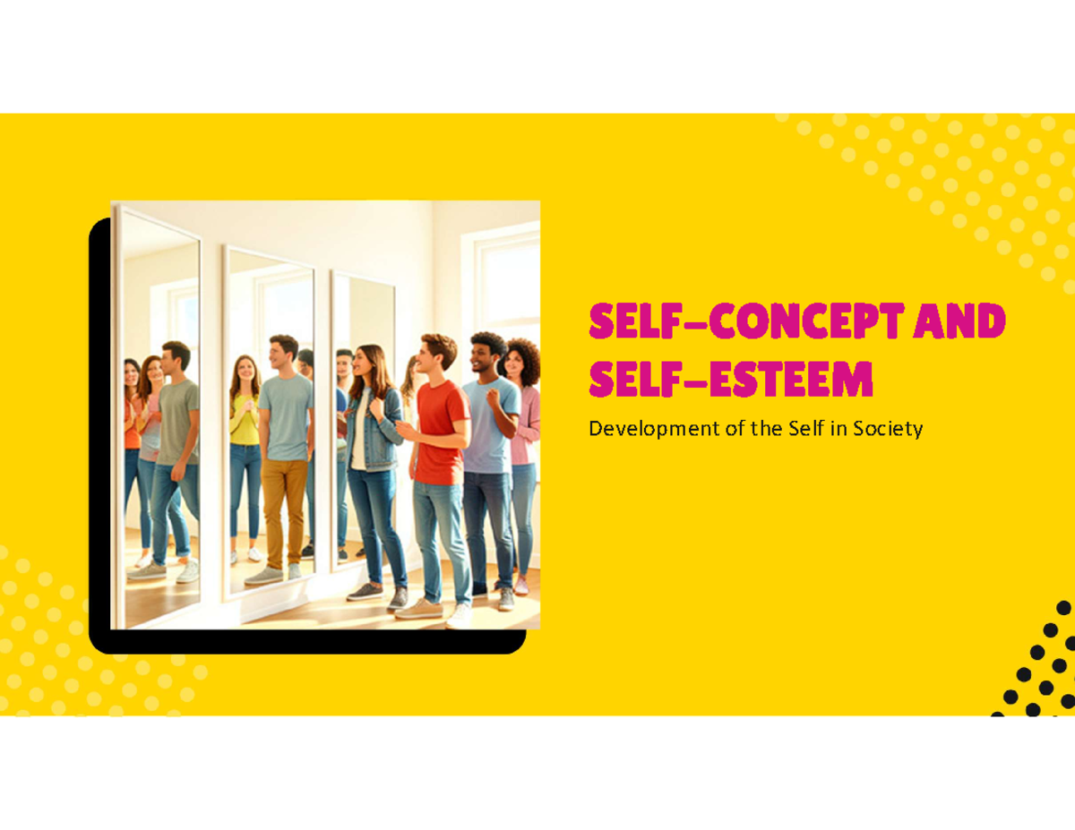 Self Concept and Self Esteem: Understanding Identity Factors - LESSON ...