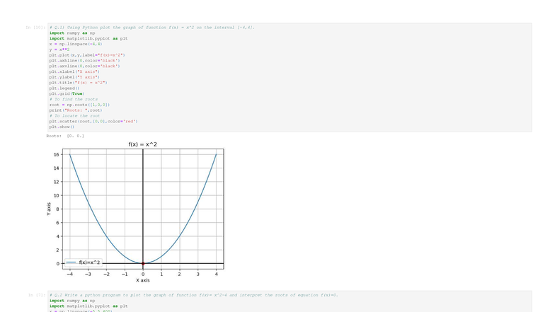 PRAC1 - Python Graphing and Root Finding Exercises - Studocu