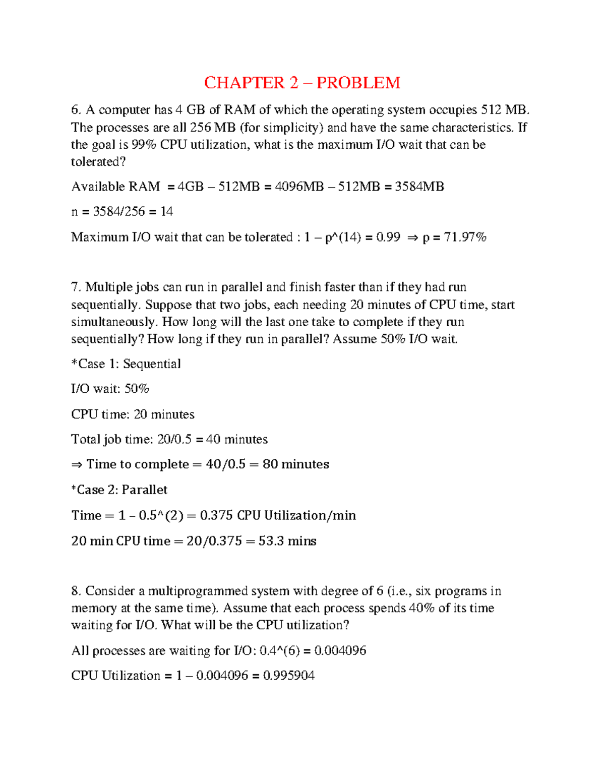 Problem Set - Chapter 2 Analysis - Le Trinh (CS101) - Studocu