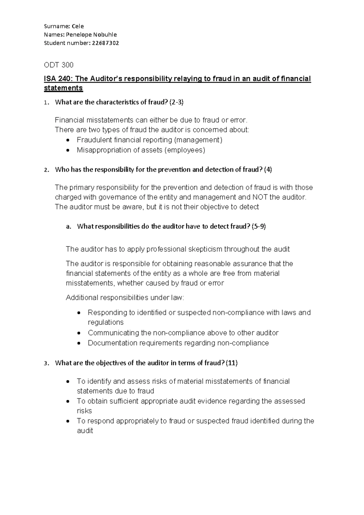 Maxbuild Limited Audit Risk Assessment - YT3 2014 Q1 (18 Marks) - Studocu