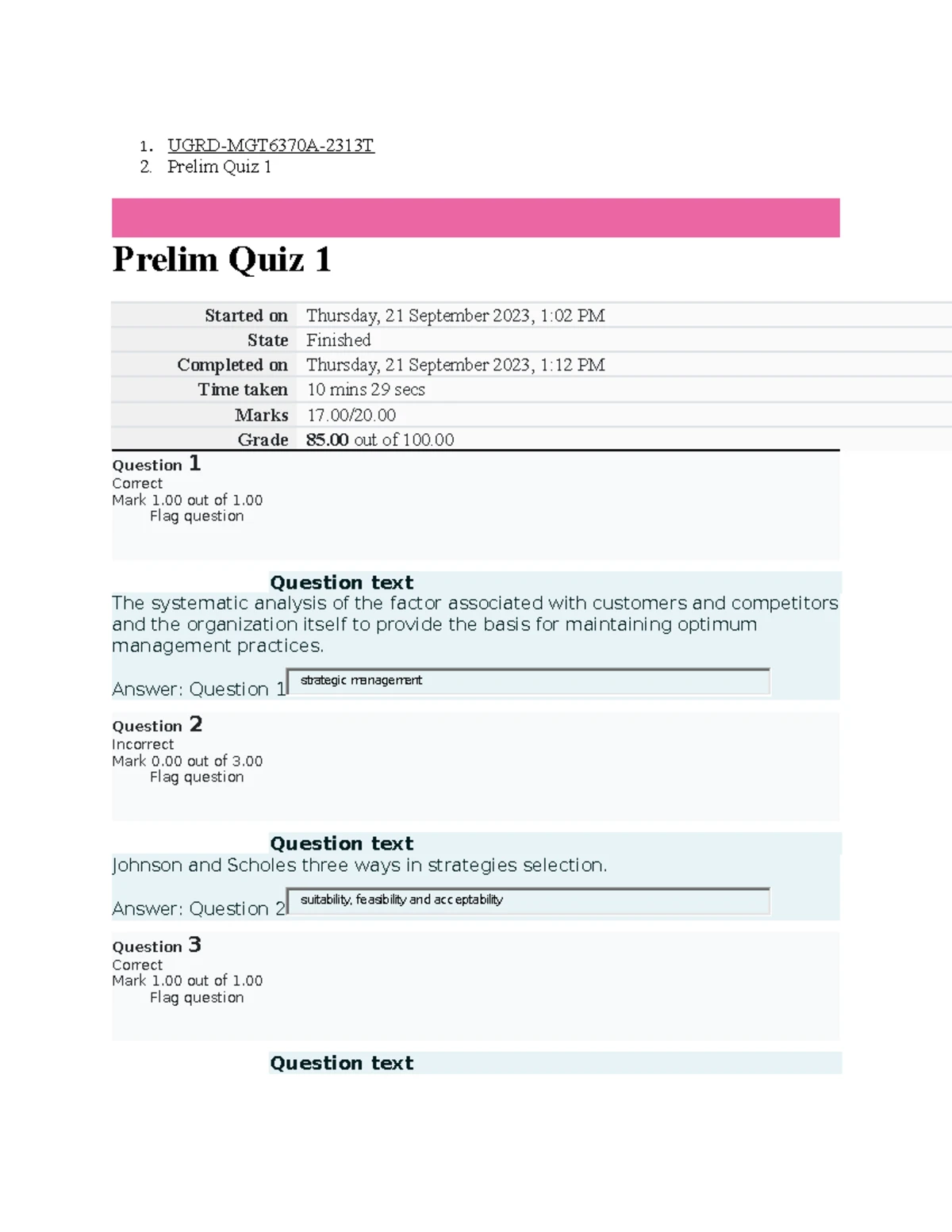 Marketing Research Mktg 101 Midterm Exam Review and Answers - Studocu