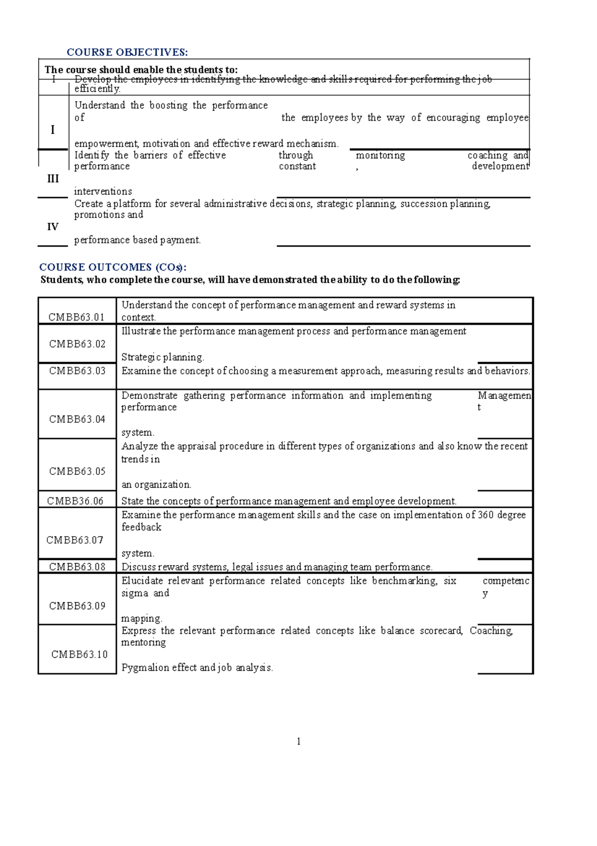 CMBB63 Performance Management and Reward Systems Lecture Notes - Studocu