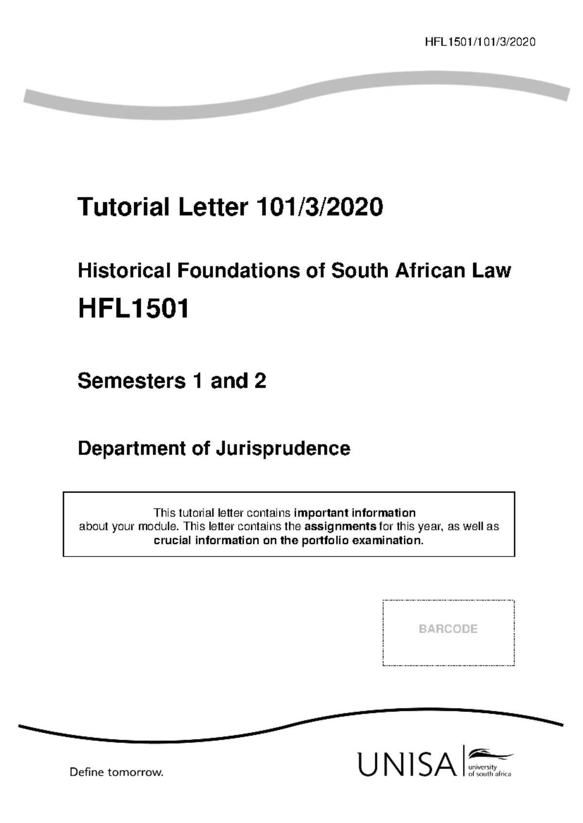 ILW1501 June 2020 Exam Paper - - Studocu