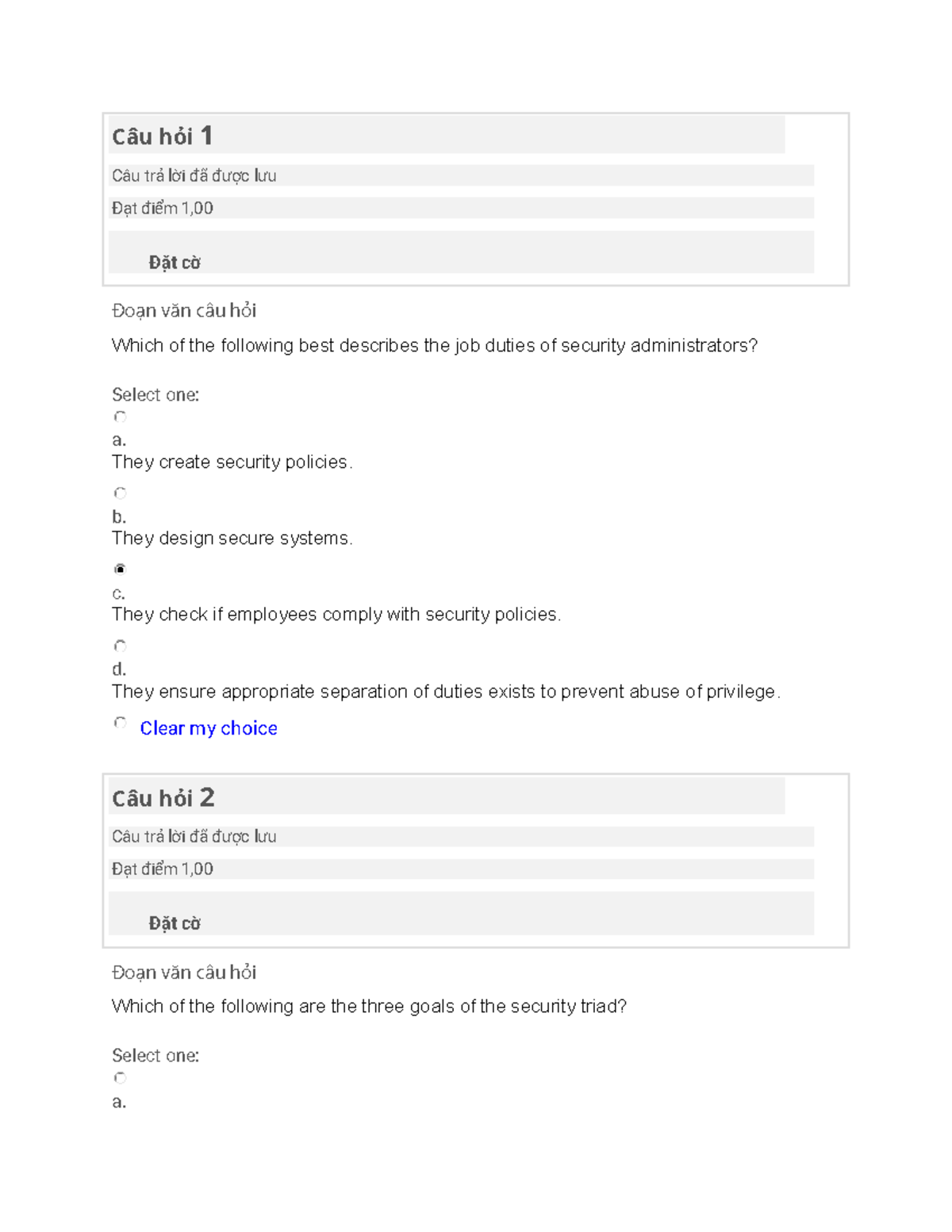 IIS Final Exam 2027: Security Concepts and Questions - Studocu