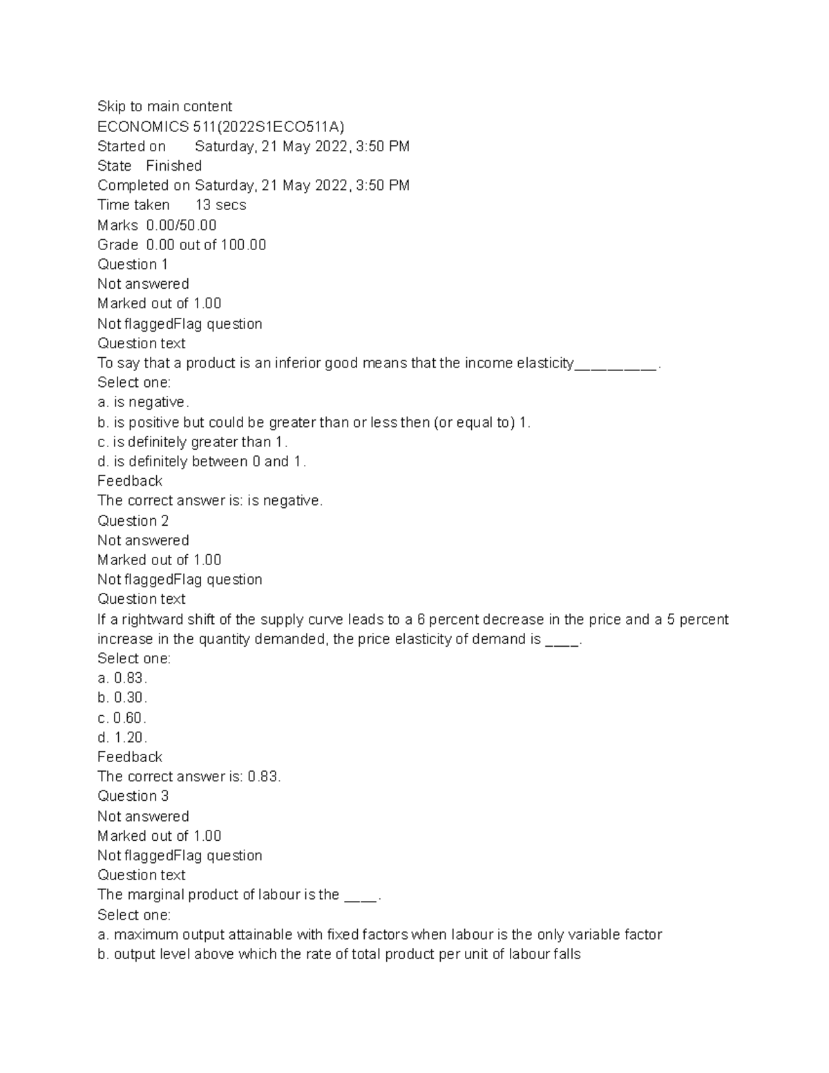 ECON 511 Test 2 Review: Key Questions and Concepts - Studocu
