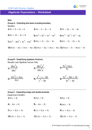 Third Space Learning 2D Shapes GCSE Worksheet - 2D Shapes - Worksheet ...